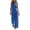 01 Blue, variant on Dessy 2 Piece Linen Sets for Women Irregualr Hem Tank Top with Wide Leg Pants Business Casual Outfits with Pockets