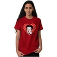 thumbnail image 5 of Betty Boop Blowing Kisses Adorable Women Plus Size Graphic Tee Tees Brisco Brands 5X, 5 of 7