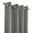 thumbnail image 2 of Loft Living Murphy Light Filtering Grommet Indoor Curtain 52 x 95 in Grey, 2 of 6