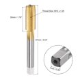 thumbnail image 2 of Unique Bargains M12 x 1.25 Left Hand Titanium Coated High Speed Steel Machine Straight Flute Tap, 2 of 6