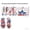 B, variant on DefiDgd 9 Sheets Patriotic Window Clings,Removable Watercolor Red White Blue Star Heart Glass Cling Stickers for Festival Anniversary Party Home Office Decorations(A)