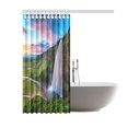 thumbnail image 2 of Cortina de Ducha ABPHQTO Seljalandsfoss Impermeable 150x180 cm, 2 of 2