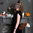 thumbnail image 5 of Colgante de cola de animal 3D para Halloween, con pompones y soporte para mujer, cola peluda de moda, 50 cm, cola de peluche para Halloween, 5 of 5