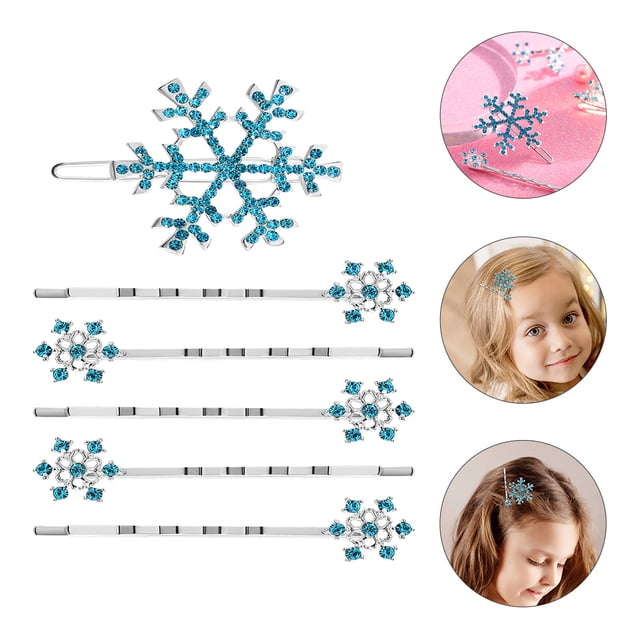 CATIEBYE 18 Pcs Barrettes en Alliage pour Femmes en Couleur Bleue à la Mode