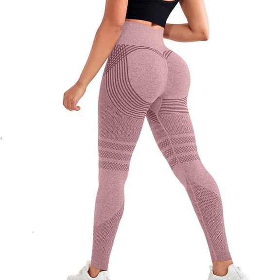 AsdQ Resistance Band Anti Cellulite Leggings, 3D Leggings Cellulite Compression for Women Butt Lifting Yoga Pants (Pink, S)