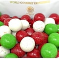 thumbnail image 2 of SweetGourmet Christmas Milk Chocolate Malt Balls | Red, White, Green | 1 Pound, 2 of 7