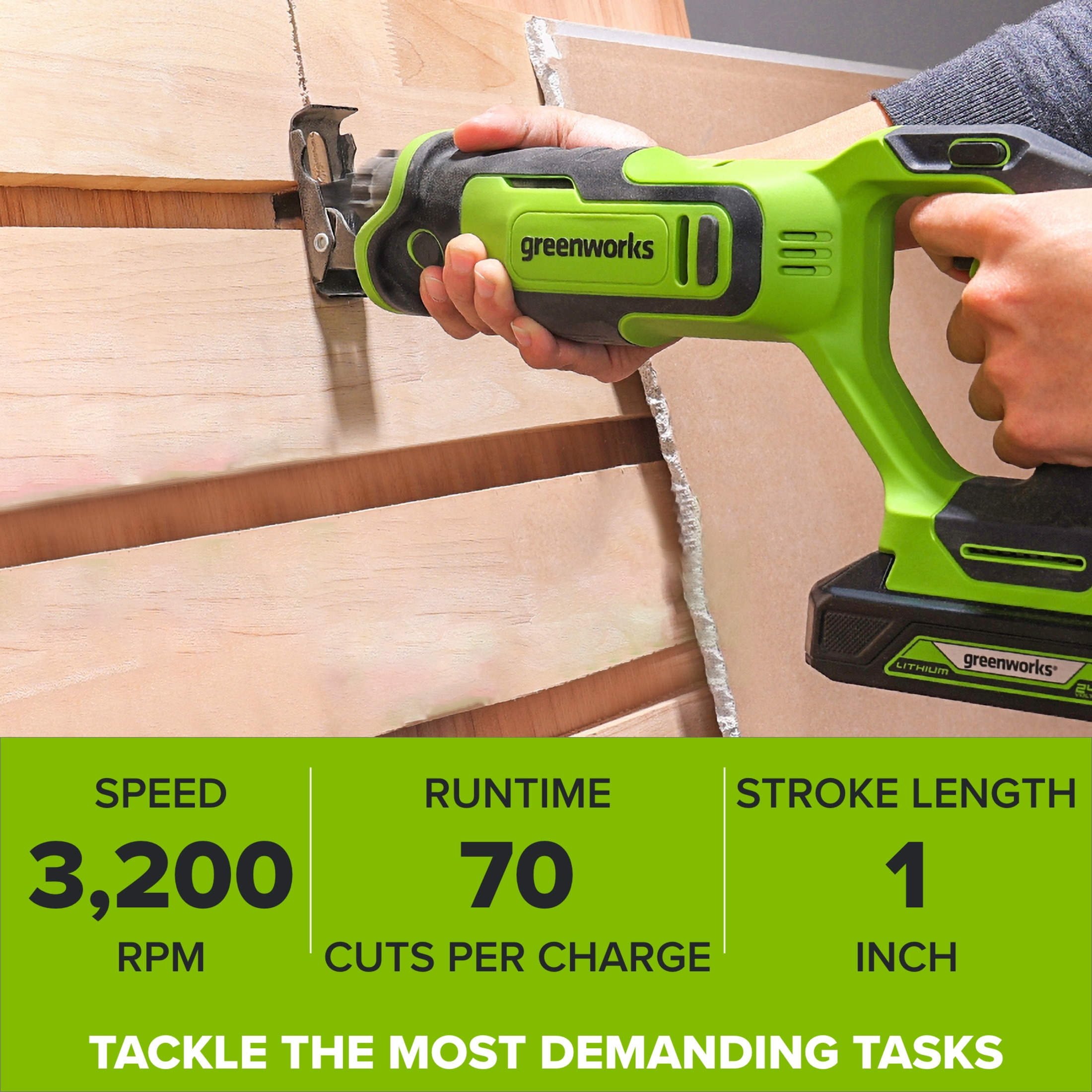 Greenworks PowerAll 24V 4-Piece Tool Combo Kit photo 4