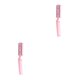 thumbnail image 2 of Seitruly Peine de afeitar para el cabello de doble cara, accesorio de estilismo DIY, producto de belleza, dispositivo de corte de cabello, Rosado 2Conjunto, 2 of 6