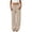 *Beige, variant on VBVC Women's Button-Down Palazzo Pants,High Waist Work Office Trousers For Women,Ladies Wide Leg Sweatpants with Pockets,Army Green,S-2XL