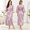 Mauve Bridesmaid-One Size, variant on Sage Mother of the Bride One Size Long Satin Bridal Party Robe