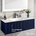 thumbnail image 3 of Eviva Dolce Vita 48 Ocean Blue Wall Mount Vanity with Solid Surface Integrated Sink, 3 of 5