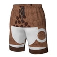 thumbnail image 5 of Naloa Coffee Cafe Cup Men's Beach Shorts, Surfing shorts, Swim trunks, Quick Dry Swim Trunks for Surfing Beach Fun - 3X-Large, 5 of 9