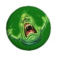 thumbnail image 2 of Ghostbusters Slimer Spare Tire Cover Waterproof Dust-Proof Universal Wheel Tire Cover Protector Accessories 14" 15" 16" 17", 2 of 7
