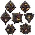 thumbnail image 5 of Juego de dados de metal, juego de mesa de dados en grupo, juego de mesa de poliedro, 5 of 5
