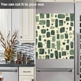 thumbnail image 3 of Yayeee Magnetic Dishwasher Cover for The Front Decoration Home Kitchen Machine Sticker Protector, Green Geometric, 3 of 6