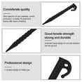 thumbnail image 2 of 20 Pcs Plastic Stakes for Tents and Blankets, Tent Stakes 5.7inch, Black, 2 of 7