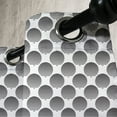 thumbnail image 3 of Ambesonne Geometric Grommet Curtain, Ripple Circles, 50" x 120", Black White, 3 of 6