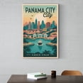 thumbnail image 6 of Retro Panama City Poster Vintage Tourism Art for Panama with Canal & History Print Poster, 6 of 8