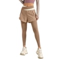 thumbnail image 3 of CAIXIA Women Skirted Full Length Leggings with Pockets,Tennis Skorts Skirts with Leggings Yoga Skorts, 3 of 7