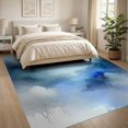 thumbnail image 3 of ODIKA 8'x10' Ultra-Soft Area Rug, Abstract Modern Watercolor Cloud Motif With Gradient Accents None Washable, Bare feet friendly, Silk-Touch for Bedroom, Under Sectional, 3 of 7