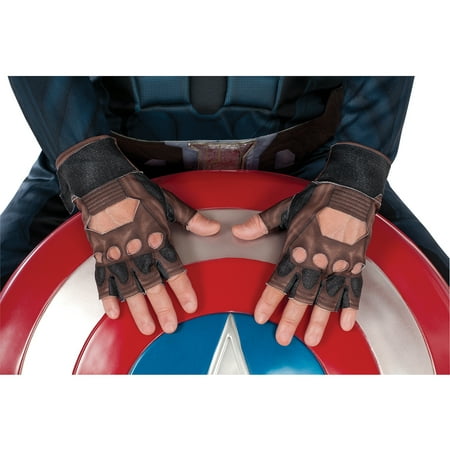 Adult Captain America Stealth Gloves Halloween