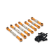 thumbnail image 2 of Ounissouiy 1 Juego de varillas de tracción de coche RC, accesorio de actualización, pieza de sistema de dirección, ajuste Servo, Kit de accesorios de Kits de construcción modelo dorado Ounissouiy FN001478-01, 2 of 6