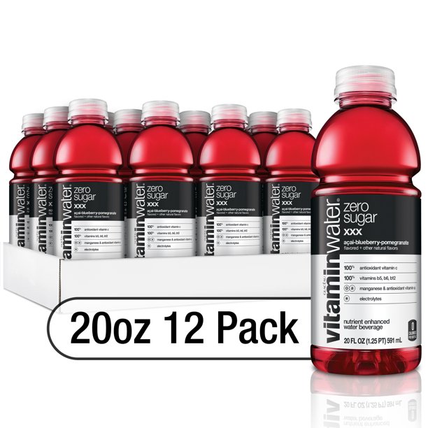 vitaminwater zero XXX, 20 fl oz, 12 Count