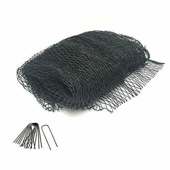 Green Vista 1/2 Inch Commercial Quality Bird Barrier Netting 10x100 Feet - Protects Vegetables, Fruit Trees, Berry Shrubs, Flowers - Small Mesh Size, Heavy Duty,...