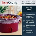 thumbnail image 3 of PanSaver Slow Cooker Liners with a Sure Fit Band, 4 Count, fits 3 qt to 6.5 qt, 3 of 3