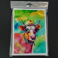 thumbnail image 3 of Hippie Animal Malvi Cow Greeting Cards Pack of 8 7 in x 5 in, 3 of 3