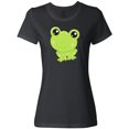 thumbnail image 3 of Inktastic Cute Frog, Little Frog, Baby Frog, Green Frog Women's T-Shirt, 3 of 5