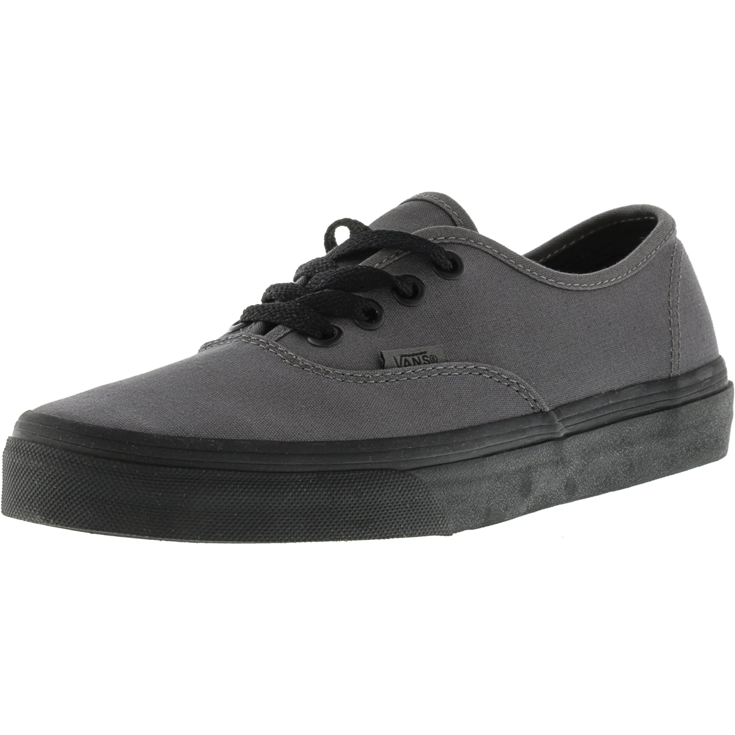 vans authentic black canvas skate shoes