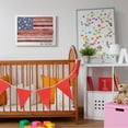 thumbnail image 2 of Stupell Industries Home Sweet Home Phrase Lace Pattern American Flag,24 x 30,Designed by Erica Billups, 2 of 5