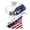 Blue, variant on USA 2026 Soccer Cup Style Patriotic Polo Shirt for Men, Short Sleeve Quick-Dry Mesh Breathable Top with Stars & Stripes Graphic, Lightweight Sports Jersey, 1 PC Light Blue S