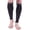 Black, variant on Calf Compression Sleeve for Women & Men, Footless 15-20 mmHg Support for Shin Splints, Varicose Veins, Nurses, Black, 2X-Large Size, 1 Pair