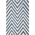 thumbnail image 2 of Safavieh Dhurries Deborah Geometric Area Rug, Blue/Ivory, 6' x 9', 2 of 8