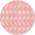 thumbnail image 1 of Ahgly Company Indoor Round Patterned Pastel Red Pink Area Rugs, 7' Round, 1 of 1