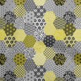 thumbnail image 1 of oneOone Cotton Silk Yellow Fabric Geometric Sewing Craft Projects Fabric Prints By Yard 42 Inch Wide, 1 of 6