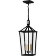 thumbnail image 2 of Quoizel Hull 3-Light Matte Black Outdoor Hanging Lantern, 2 of 7