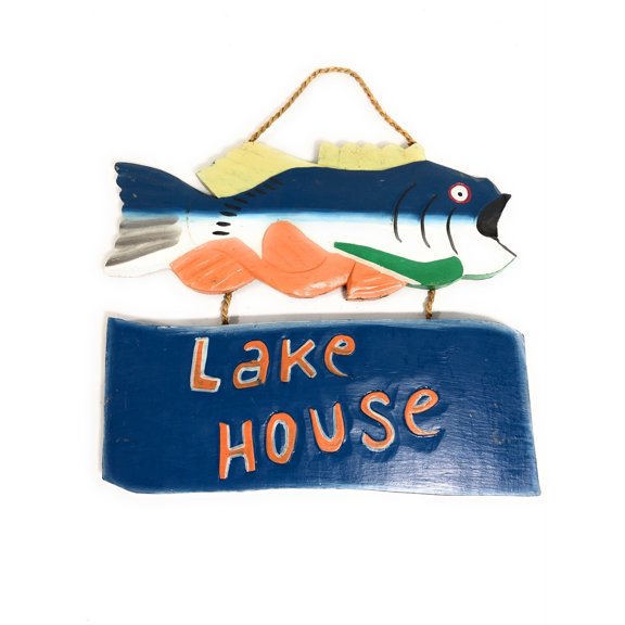 Lake House Sign 15" - Decorative lake Cabin Accents | #dpt521540