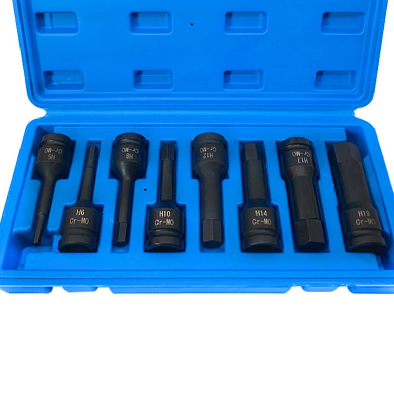 Hex Key Socket Set 1/2″ Drive 5-19mm in 4 Lengths T131750 – Workshop  Essentials Online