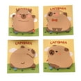 thumbnail image 3 of Christmas Gifts Cute Sticky Notes Capybara Sticky Memo Pads Kawaii Small Self Stick Memo Note Pad School Home Decor Christmas Decorations Christmas Gifts Christmas Ornaments, 3 of 7
