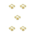 thumbnail image 2 of Guardoinrt 50pcs/set Bouquets Étonnants avec Texture Douce et Apparence Réaliste d'Aspect Naturel Fibre Large Application DIY Champagne 4.5cm 5Set, 2 of 6