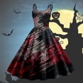thumbnail image 1 of WILLBEST Vestidos de Mujer Vestido Sexy con Estampado de Moda para Mujer Vestido Largo Informal con Vuelo Grande Chica, 1 of 3