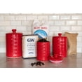 thumbnail image 6 of 10 Strawberry Street Diamond 3 Piece Canister Set, Red, 6 of 6