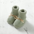 thumbnail image 6 of Baby Shoes + Gloves Set Knit Newborn Girls Boys Boots Mitten Fashion Butterfly-knot Toddler Infant Slip-On Bed Shoes Hand Made, 6 of 6