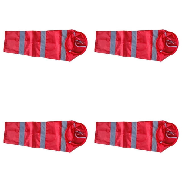 4 Bolsas de Calcetín Cola de dirección de viento Para aeropuerto de Aviación Manga de viento del aeropuerto