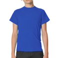 thumbnail image 2 of GiLiling Boys Compression Shirt Short Sleeve Youth Athletic Football Baseball Undershirt Kids Sports Base Layer (Blue, 9-10 Years), 2 of 9