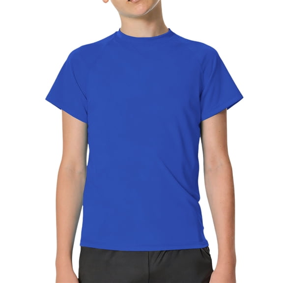 UACY Boys Compression Shirt Short Sleeve Youth Athletic Football Baseball Undershirts Kids Sports Base Layer