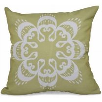 Simply Daisy 16" x 16" Ikat Mandala Geometric Print Pillow